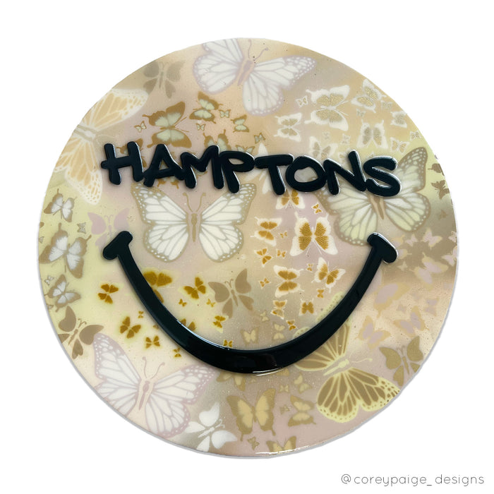 Hamptons Smiley resin