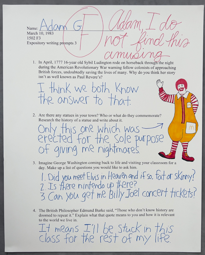Ronald Statue - Limited Edition Print