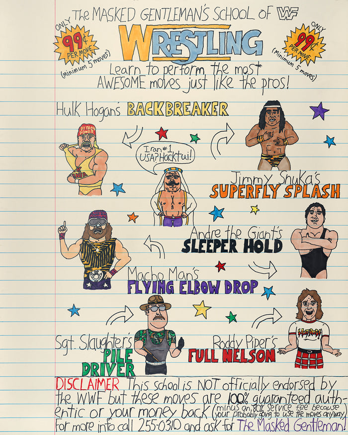 Wrestling - Limited Edition Print
