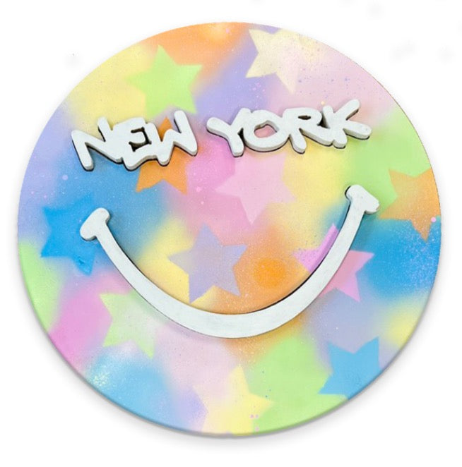 Smiley NY resin