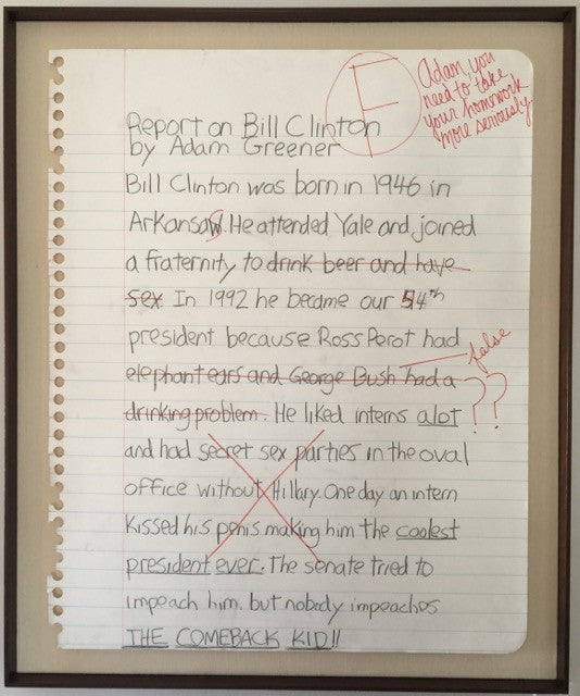 Clinton Report - Limited Edition Print