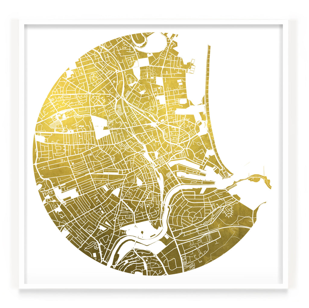 Mappa Mundi Aberdeen (24 Karat Gold)
