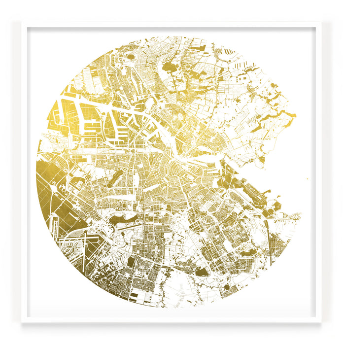 Mappa Mundi Amsterdam (24 Karat Gold)