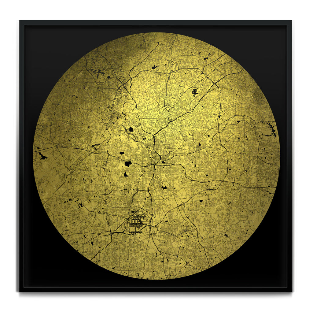 Mappa Mundi Atlanta (24 Karat Gold)