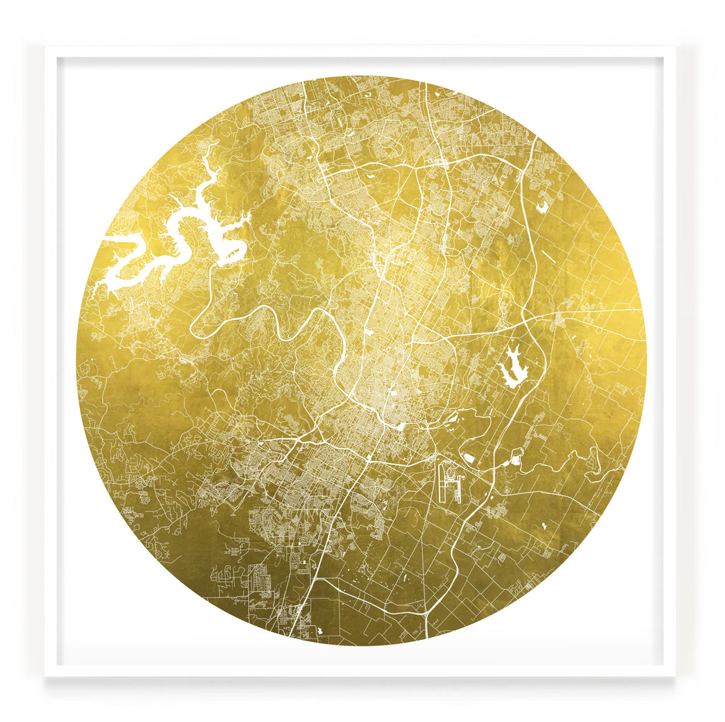 Mappa Mundi Austin (24 Karat Gold)