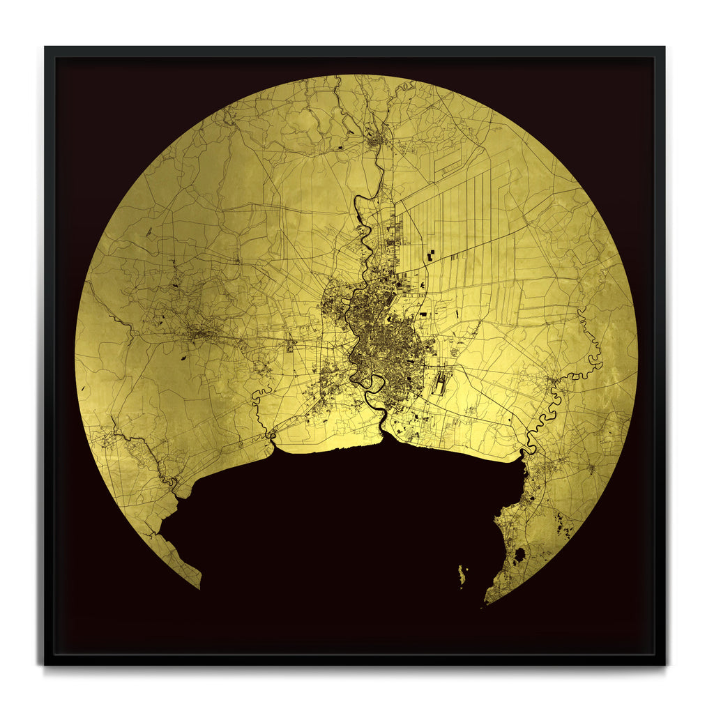 Mappa Mundi Bangkok (Greater) (24 Karat Gold)