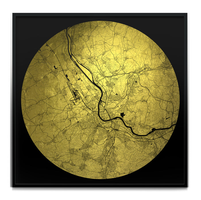 Mappa Mundi Basel (24 Karat Gold)