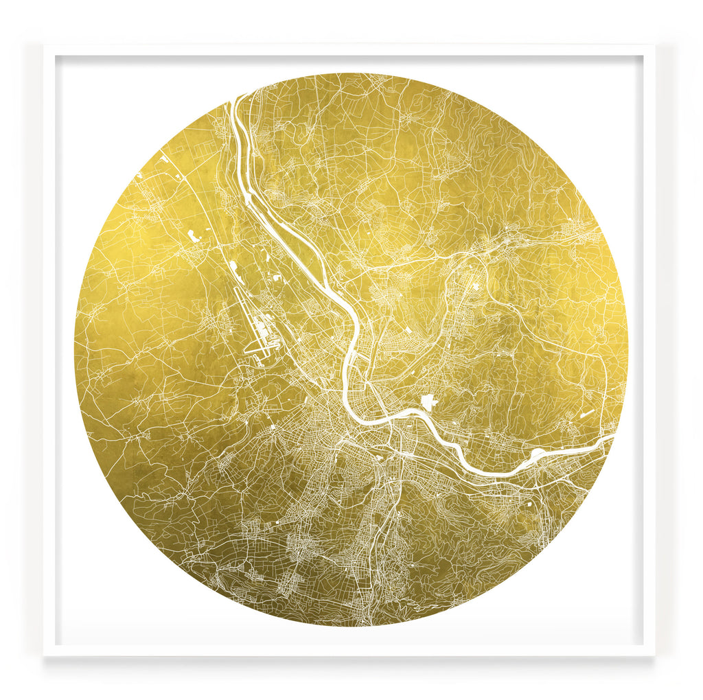 Mappa Mundi Basel (24 Karat Gold)