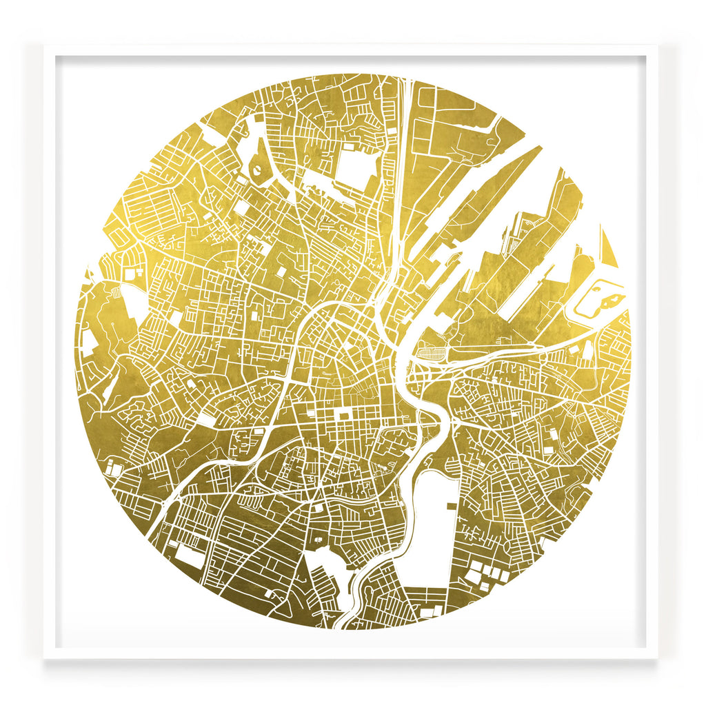Mappa Mundi Belfast (24 Karat Gold)