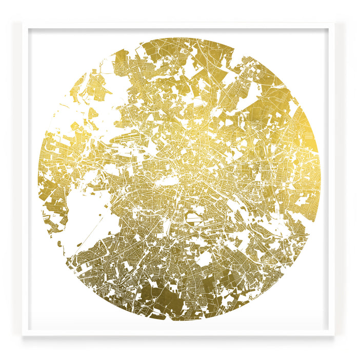 Mappa Mundi Berlin (24 Karat Gold)