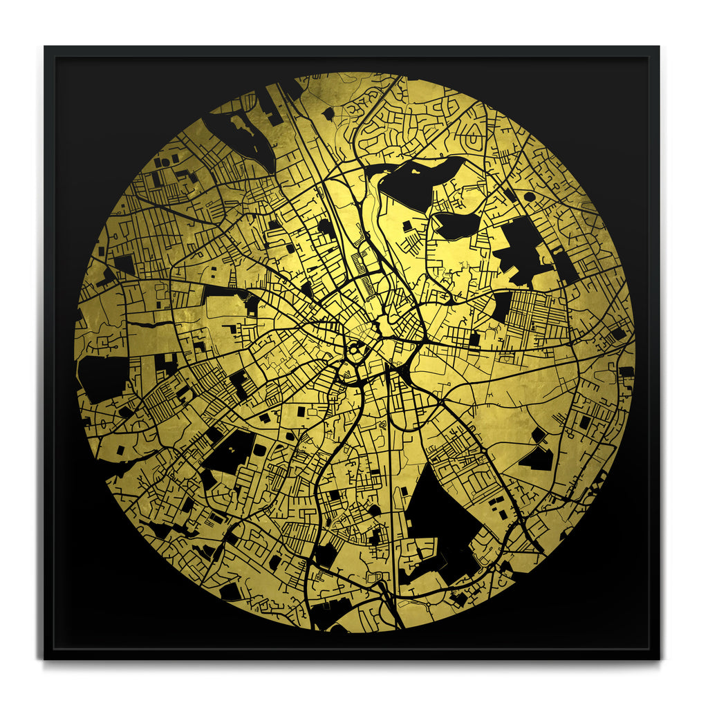Mappa Mundi Bradford (24 Karat Gold)