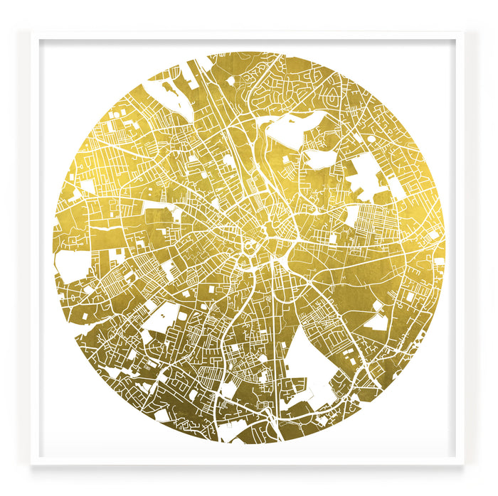 Mappa Mundi Bradford (24 Karat Gold)