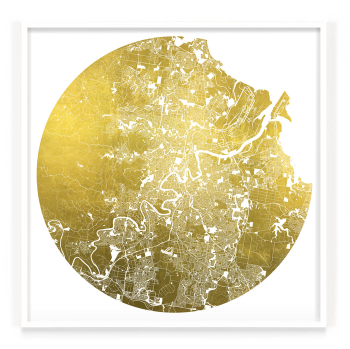 Mappa Mundi Brisbane (24 Karat Gold)