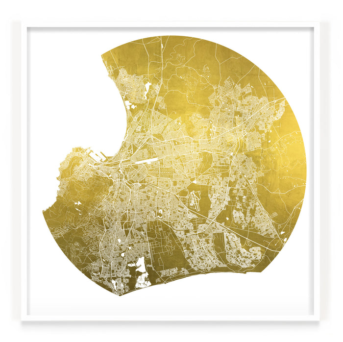 Mappa Mundi Cape Town (Downtown) (24 Karat Gold)