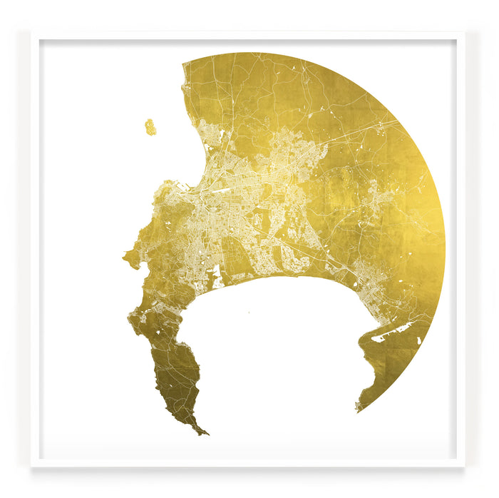 Mappa Mundi Cape Town (24 Karat Gold)
