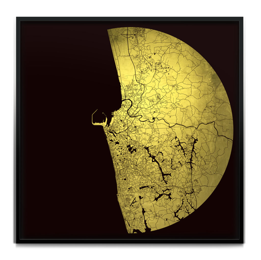 Mappa Mundi Colombo (24 Karat Gold)