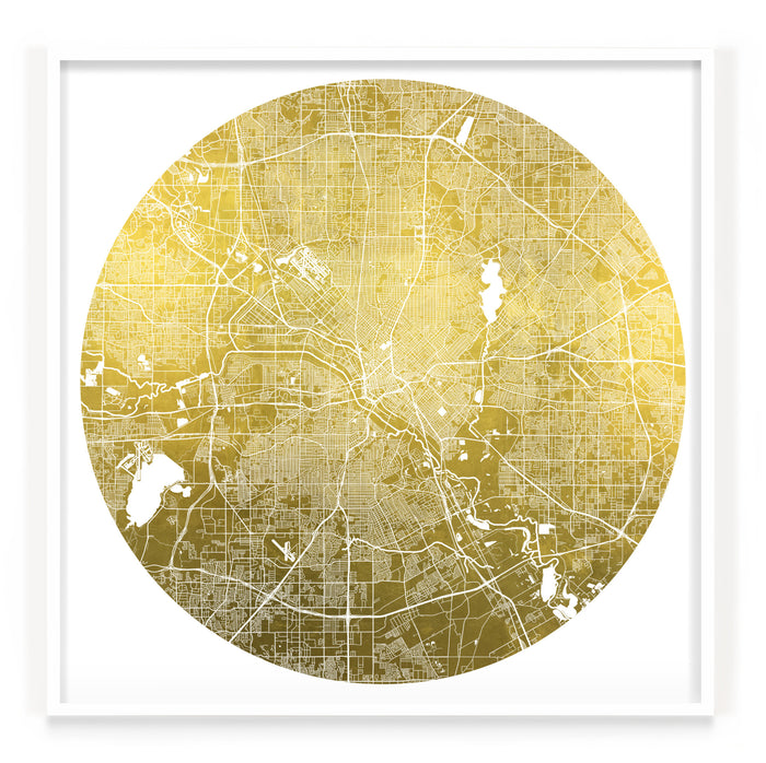 Mappa Mundi Dallas (24 Karat Gold)
