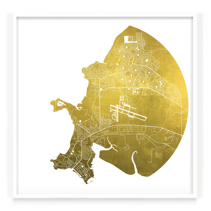 Mappa Mundi Darwin (Downtown) (24 Karat Gold)