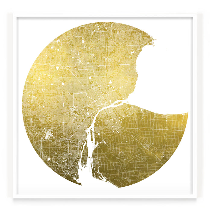 Mappa Mundi Detroit (24 Karat Gold)
