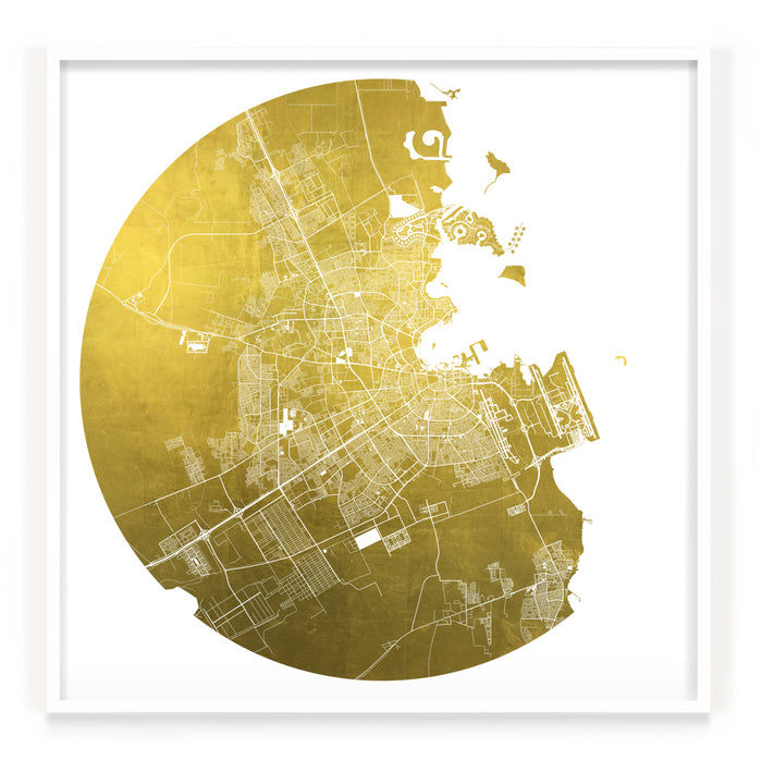 Mappa Mundi Doha (24 Karat Gold)