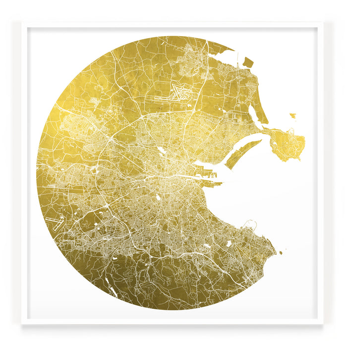 Mappa Mundi Dublin (24 Karat Gold)