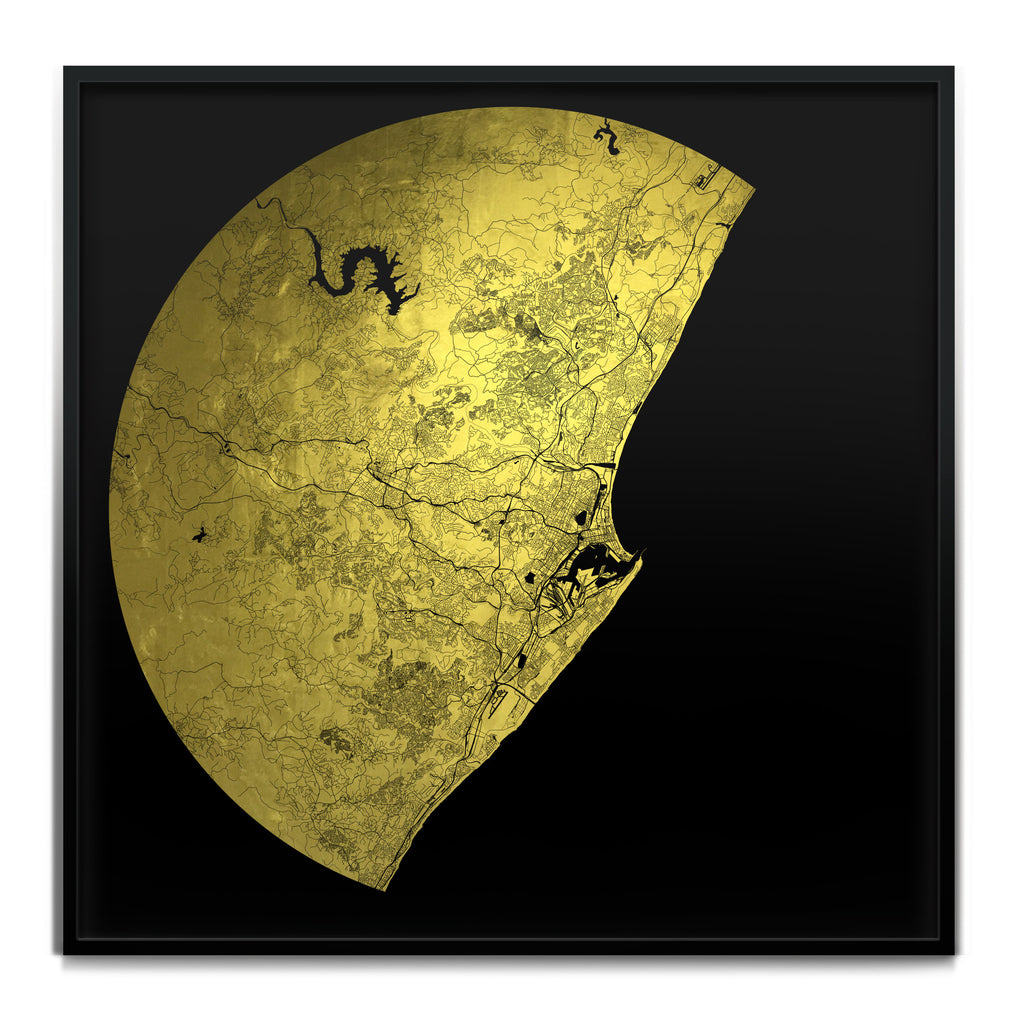 Mappa Mundi Durban (24 Karat Gold)