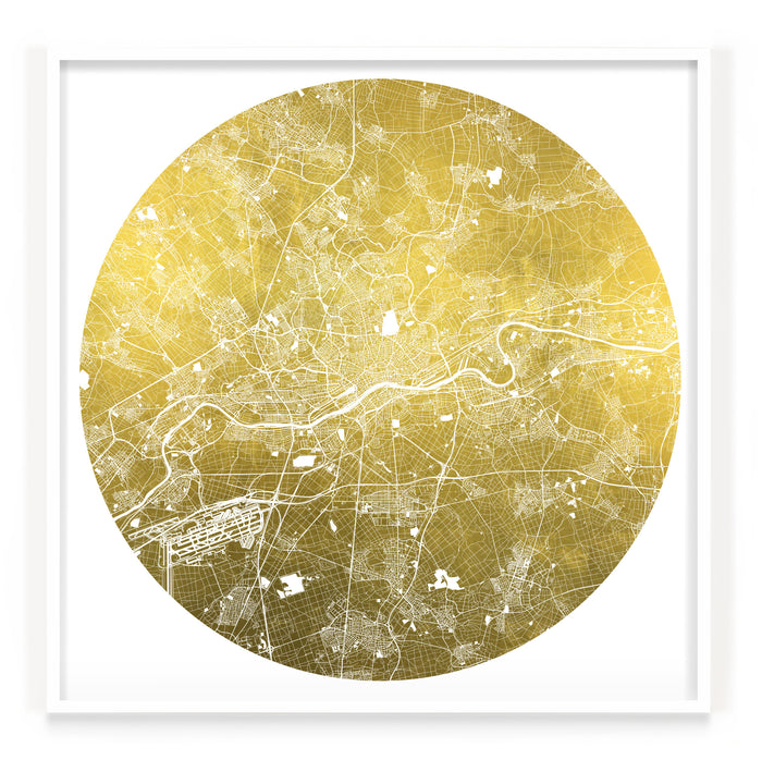 Mappa Mundi Frankfurt (24 Karat Gold)