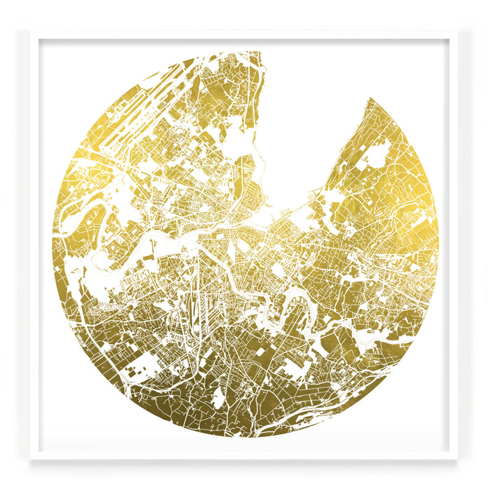 Mappa Mundi Geneva (24 Karat Gold)