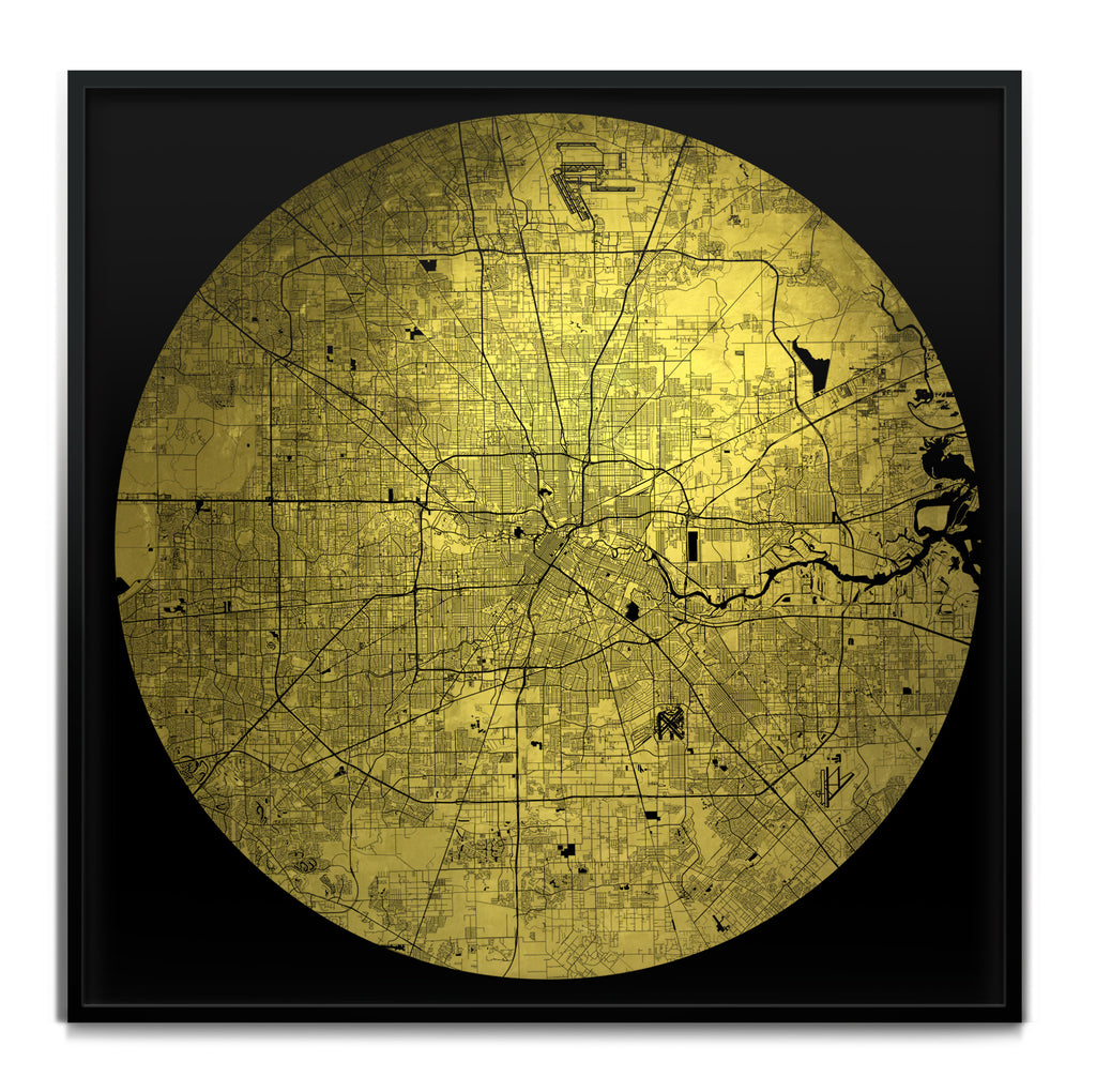 Mappa Mundi Houston (24 Karat Gold)