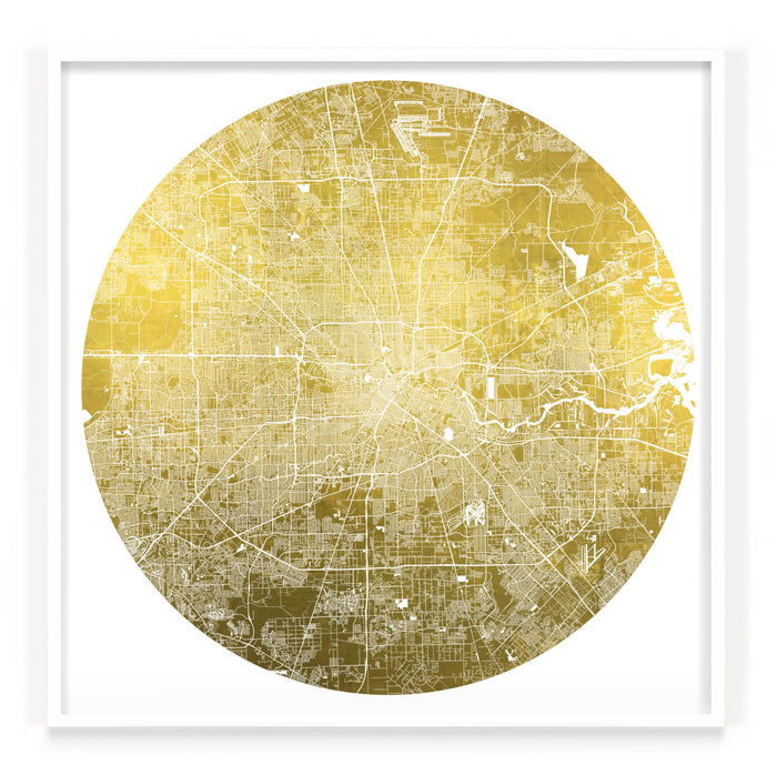 Mappa Mundi Houston (24 Karat Gold)