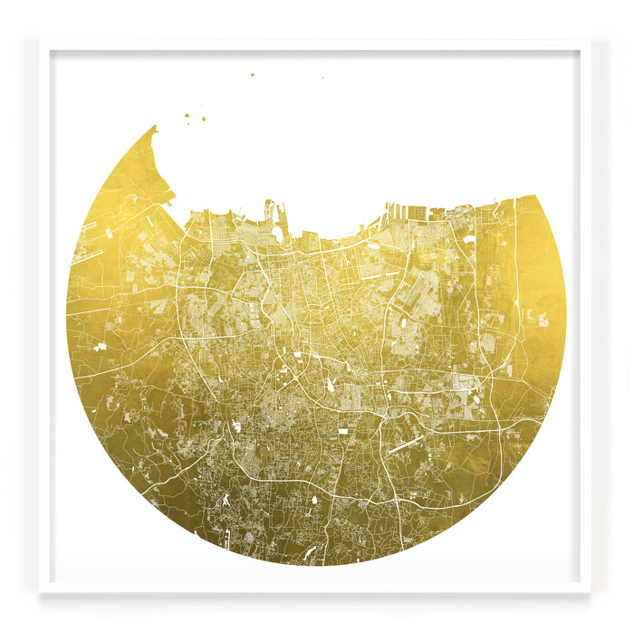 Mappa Mundi Jakarta (24 Karat Gold)