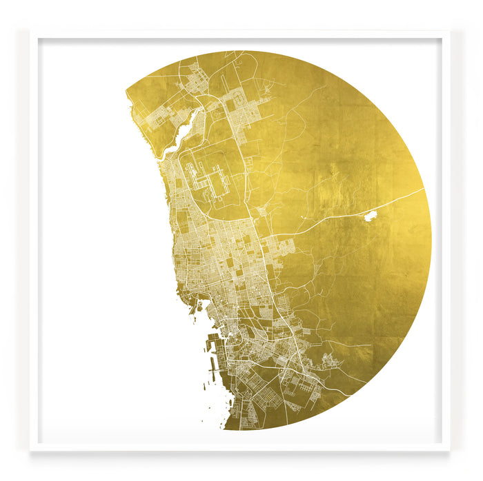 Mappa Mundi Jeddah (24 Karat Gold)