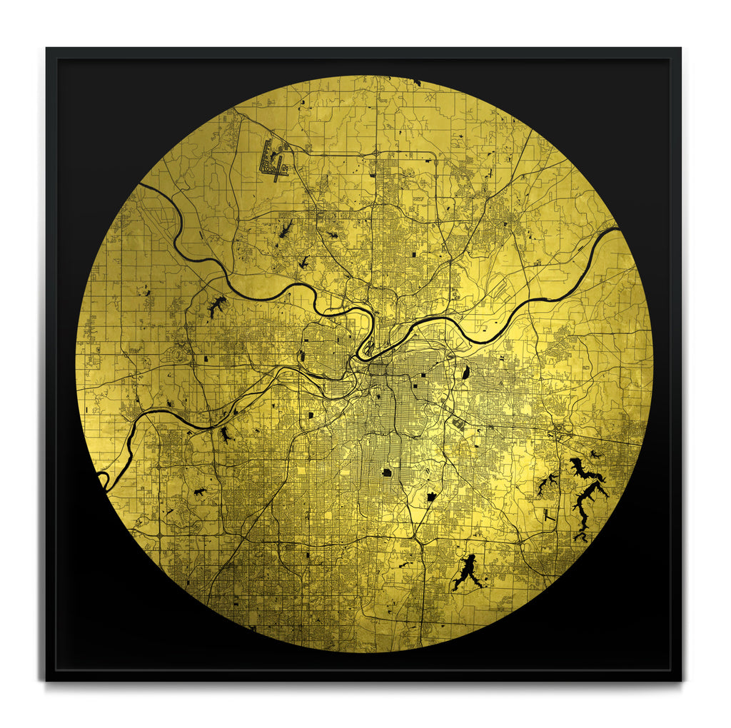 Mappa Mundi Kansas City (24 Karat Gold)