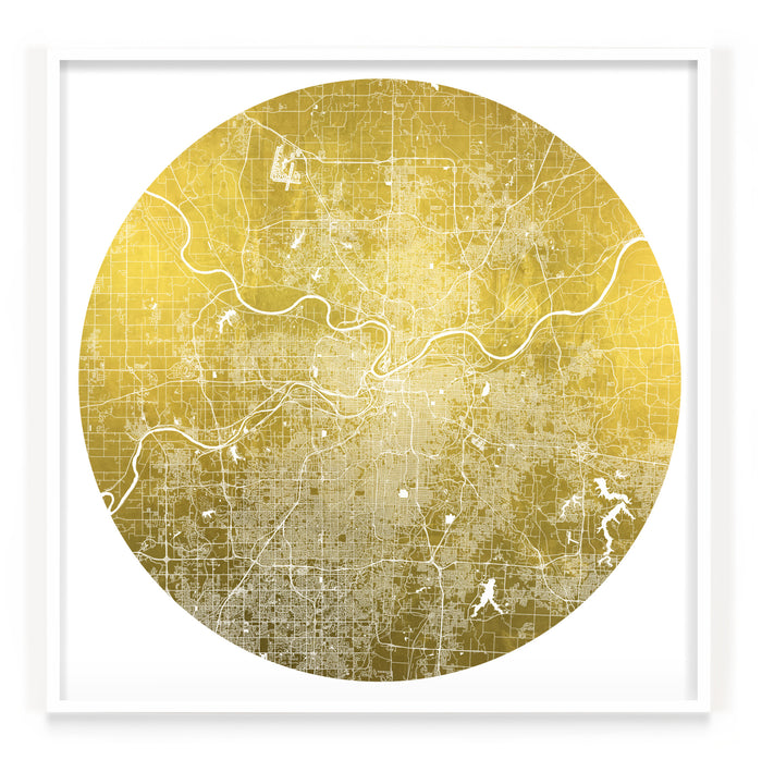 Mappa Mundi Kansas City (24 Karat Gold)