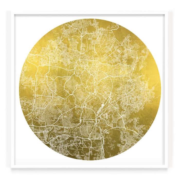 Mappa Mundi Kuala Lumpur (24 Karat Gold)