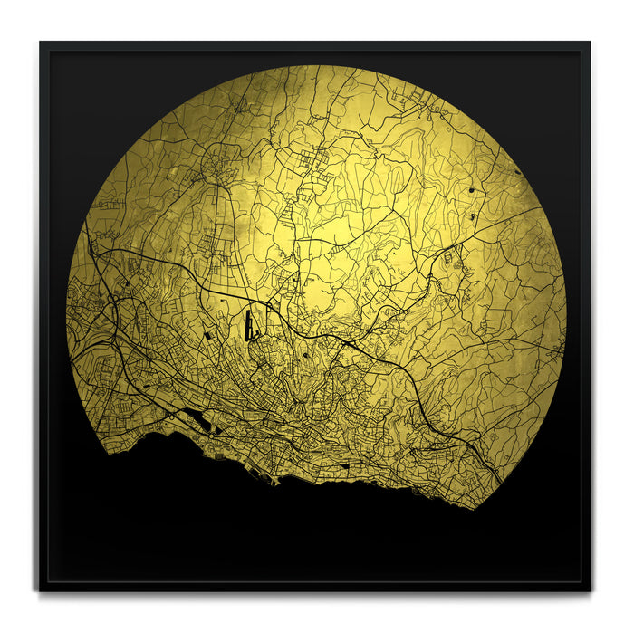 Mappa Mundi Lausanne (24 Karat Gold)