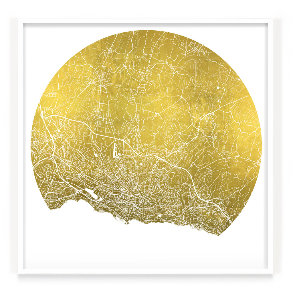 Mappa Mundi Lausanne (24 Karat Gold)