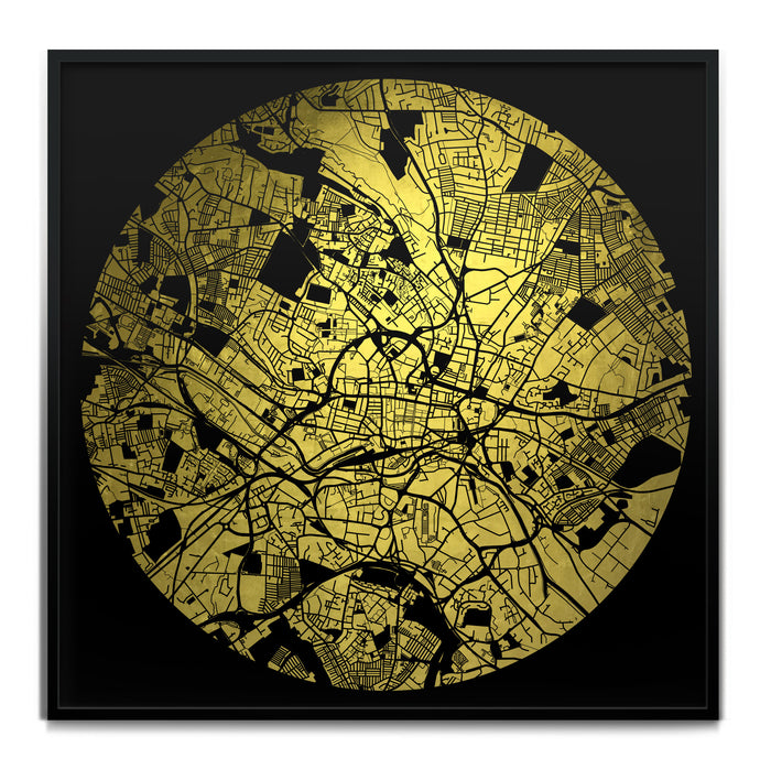Mappa Mundi Leeds (24 Karat Gold)