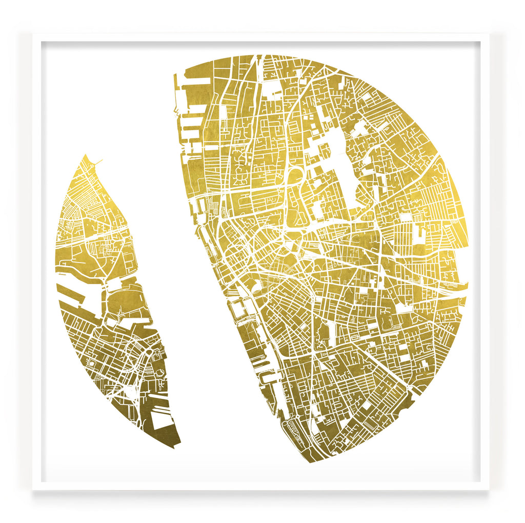Mappa Mundi Liverpool (24 Karat Gold)