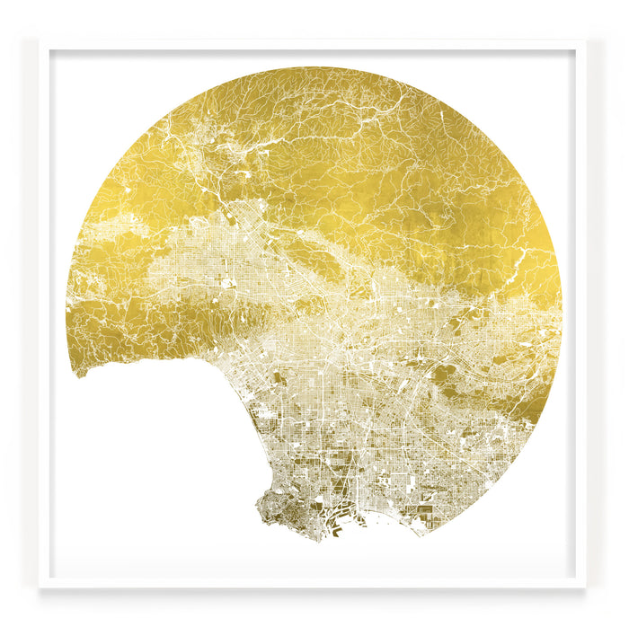 Mappa Mundi Los Angeles (24 Karat Gold)