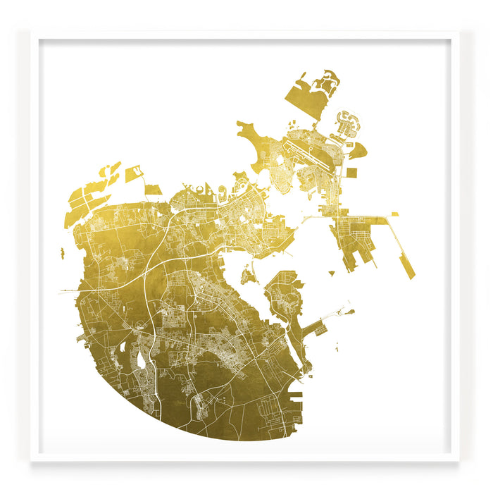 Mappa Mundi Manamah (24 Karat Gold)
