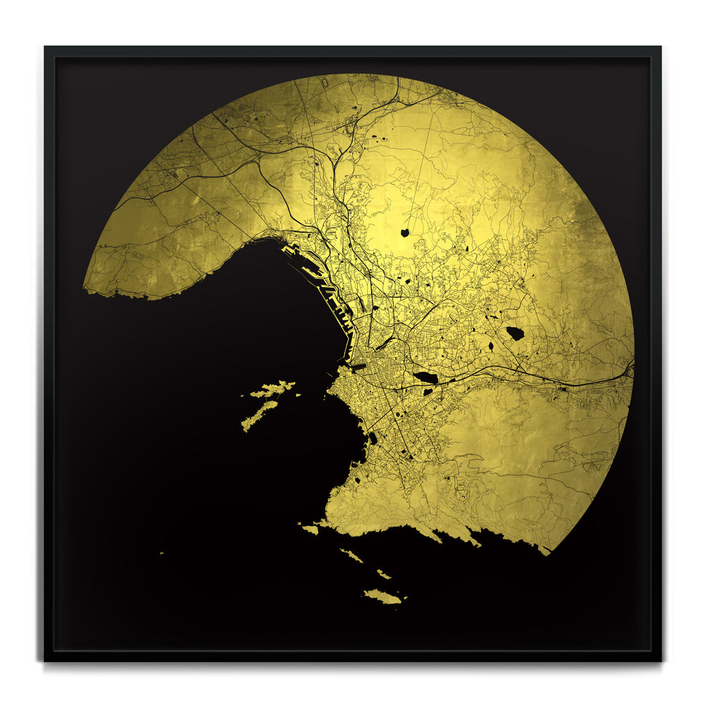 Mappa Mundi Marseille (24 Karat Gold)