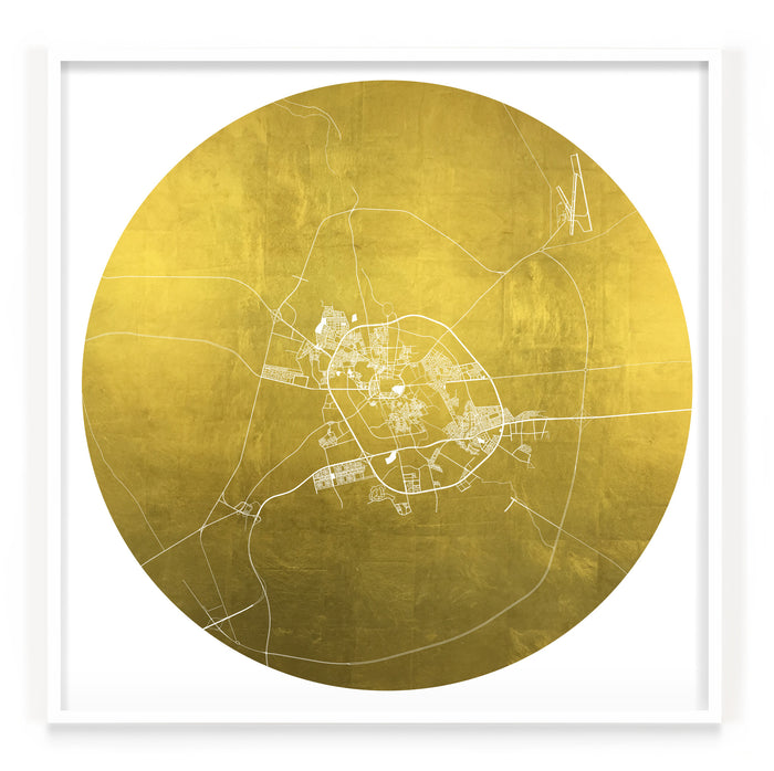 Mappa Mundi Medina (24 Karat Gold)