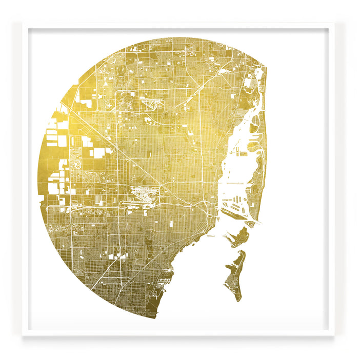 Mappa Mundi Miami (Greater) (24 Karat Gold)