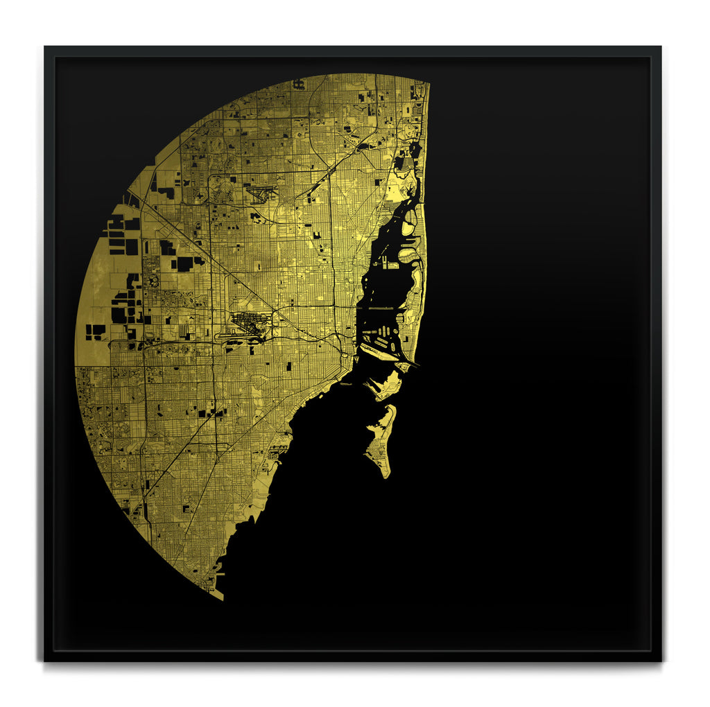 Mappa Mundi Miami (Downtown) (24 Karat Gold)