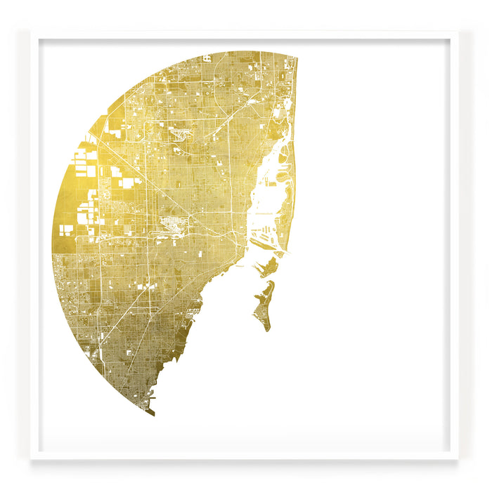 Mappa Mundi Miami (Downtown) (24 Karat Gold)
