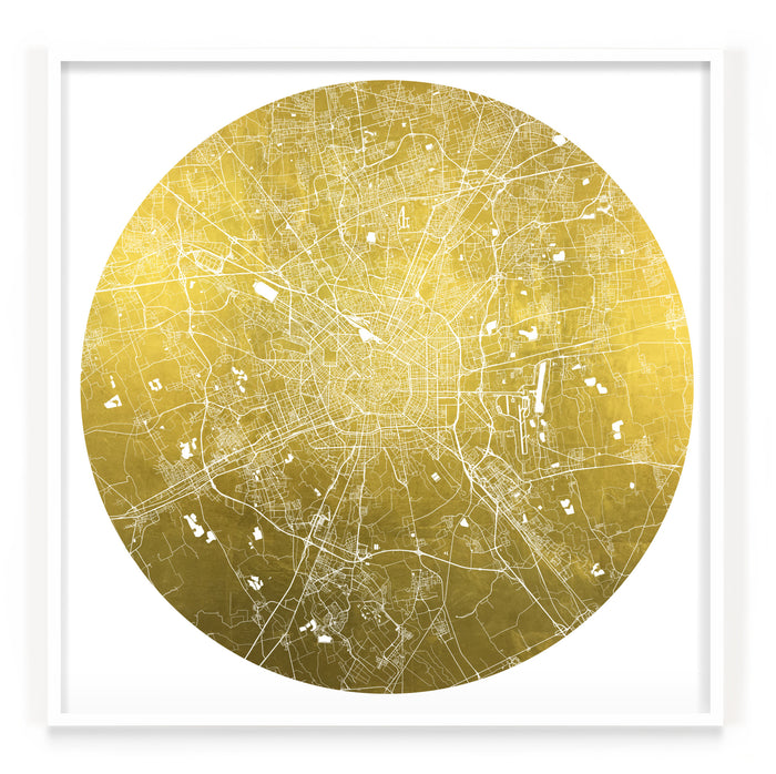 Mappa Mundi Milan (24 Karat Gold)
