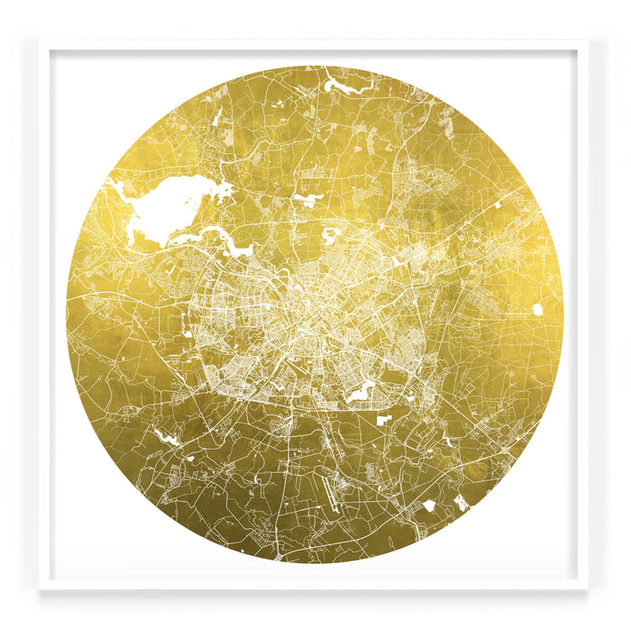 Mappa Mundi Minsk (24 Karat Gold)