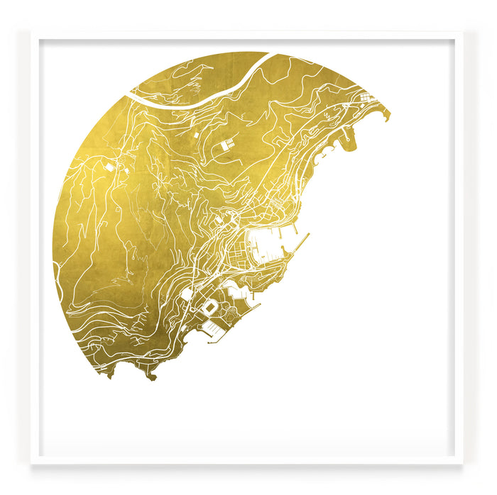 Mappa Mundi Monaco (24 Karat Gold)