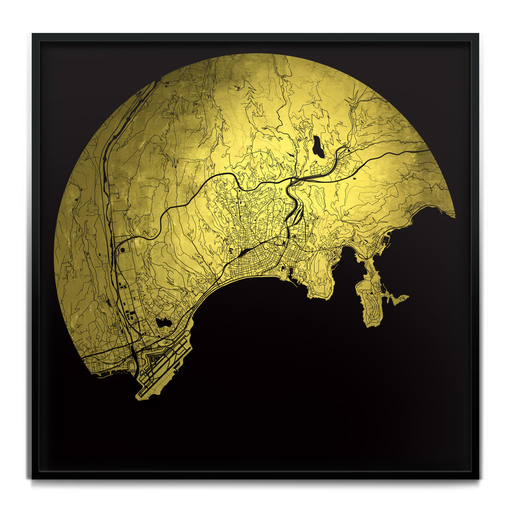 Mappa Mundi Nice (24 Karat Gold)
